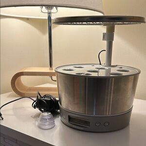 AeroGarden Stainless Steel Garden - 6 pods